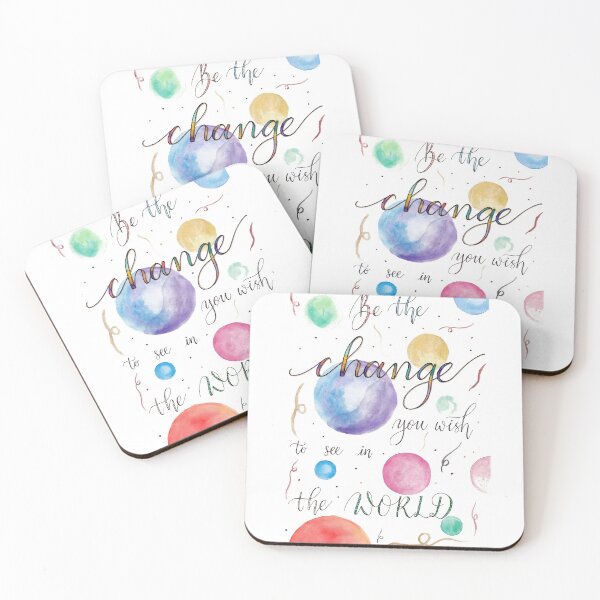 Item preview, Be the Change You Wish to See in the World designed and sold by agapedesign.