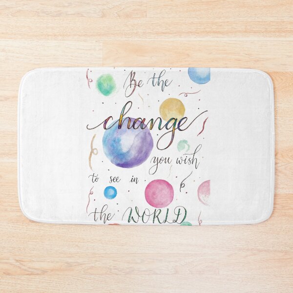 Item preview, Be the Change You Wish to See in the World designed and sold by agapedesign.