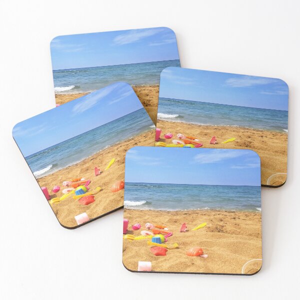Item preview, Beach scene in hot summer day. designed and sold by MrazTees.