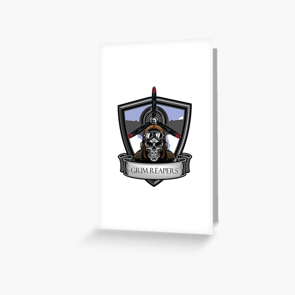 Grim Reapers Bluefor! Greeting Card