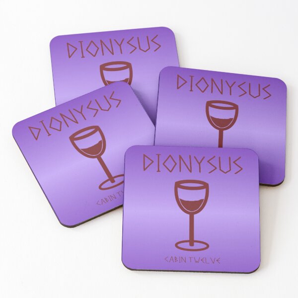 Percy Jackson: Cabin Twelve - Dionysus Coasters (Set of 4)