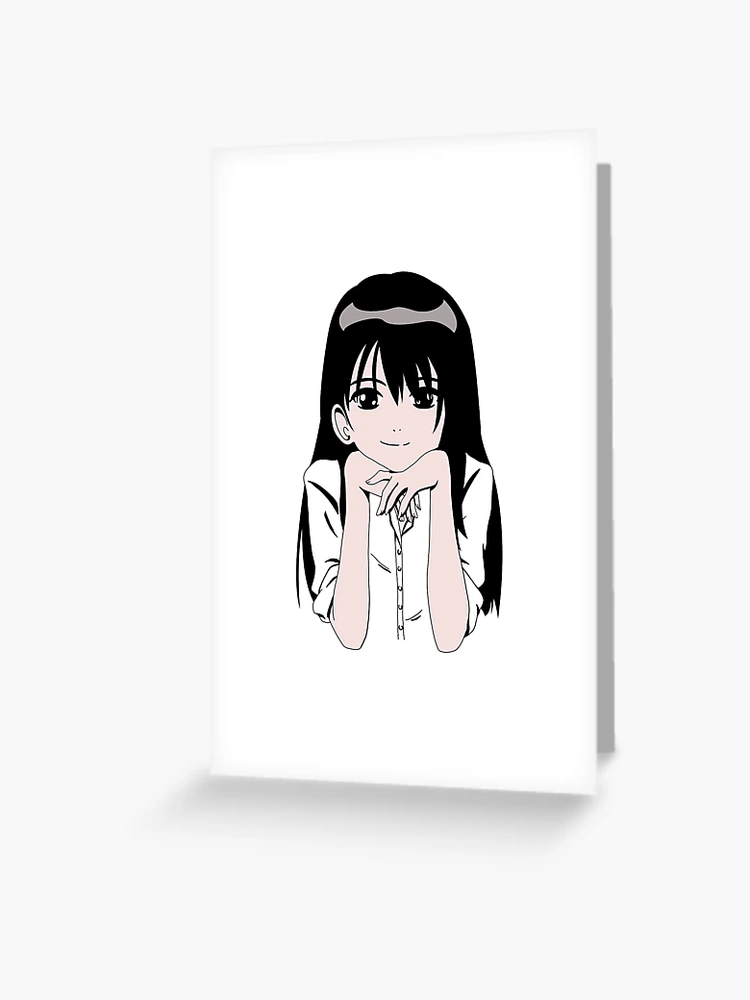 Funny Manga Cute Eyes Happy Smile School Girl Senpai Meme - Anime Girl Face  - Magnet