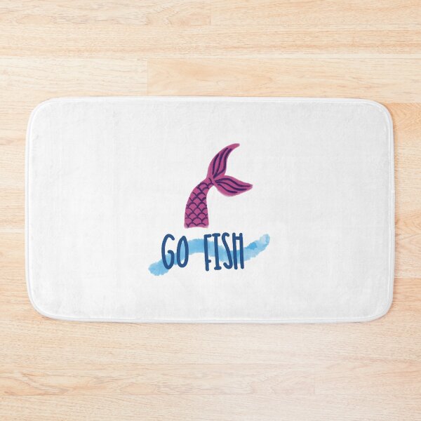 Item preview, Go fish mermaid print designed and sold by Powellepb.