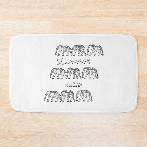 Item preview, Elephant Herd Running wild designed and sold by Againstallodds.
