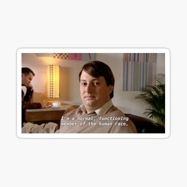 Peep Show - Normal Human Sticker