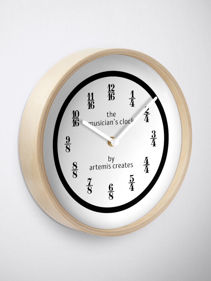 Alternate view of The Musician's Clock (Clock Only) Clock