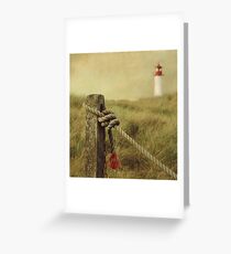 to the lighthouse Greeting Card