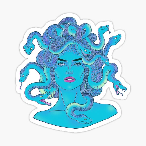 Medusa Gorgon Sticker for Sale by Scott Jackson