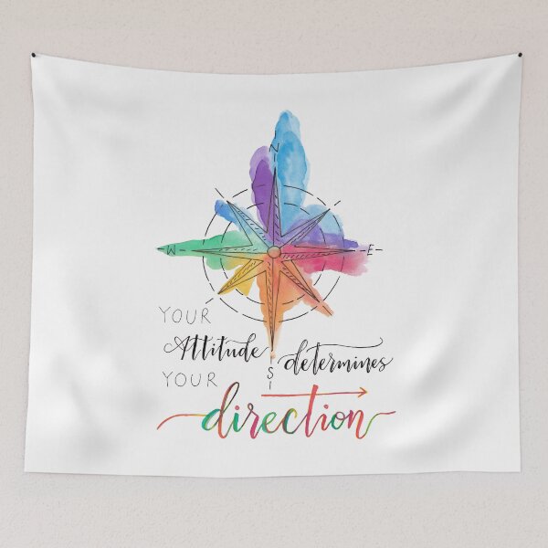 Item preview, Your Attitude Determines Your Direction designed and sold by agapedesign.