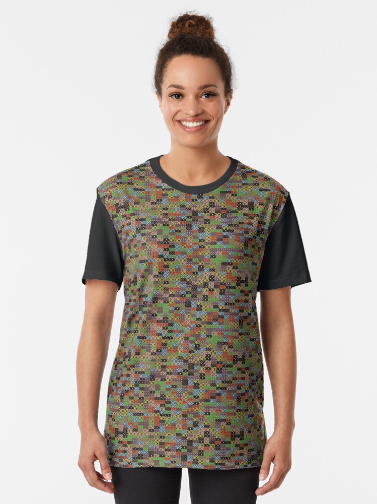 Alternate view of CG Random Pattern Graphic T-Shirt