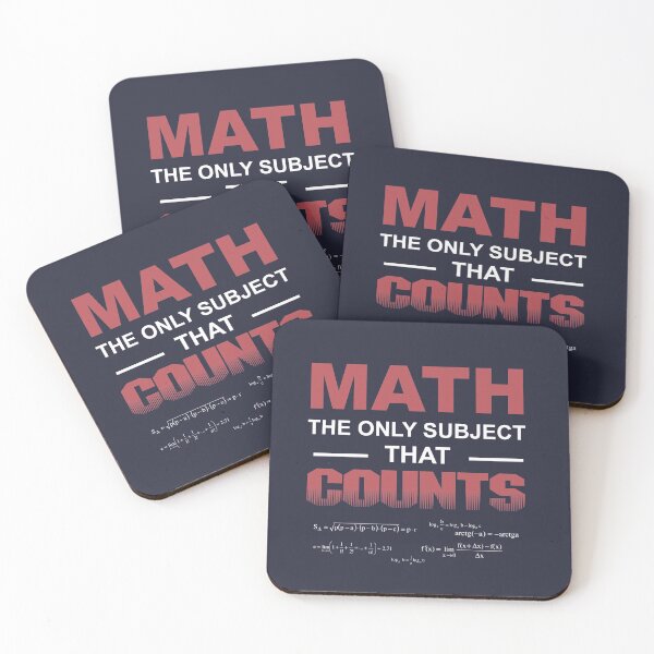 Item preview, Math The Only Subject That Counts designed and sold by Sabot.