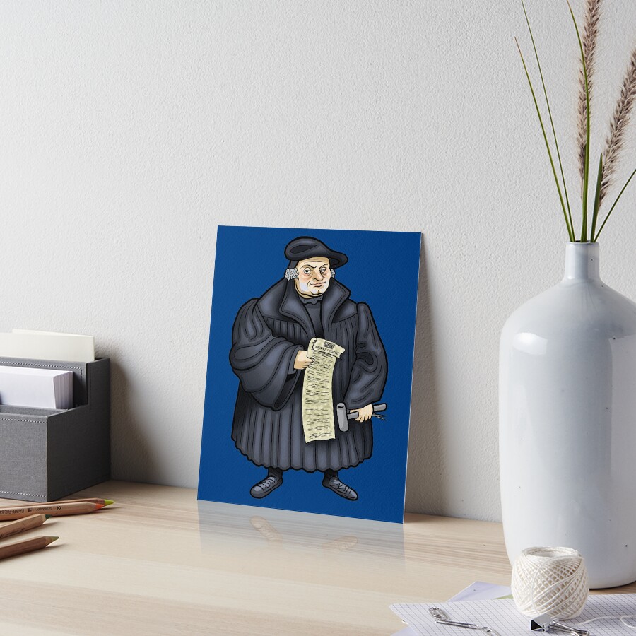 Martin Luther Art Board Print