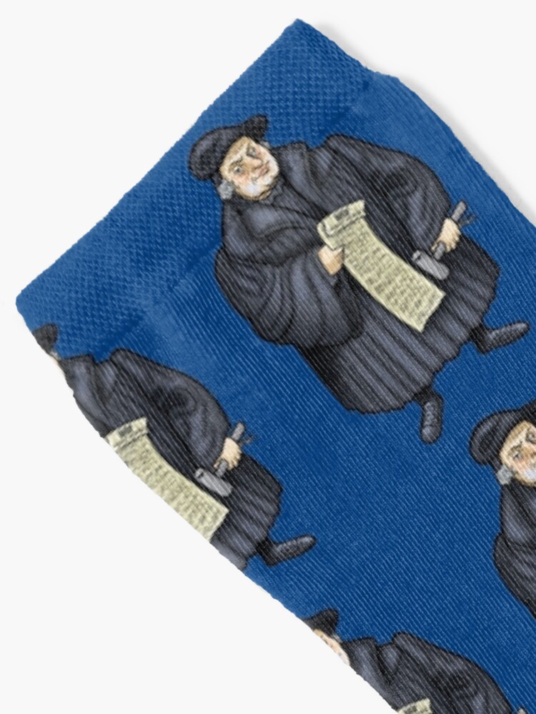 Alternate view of Martin Luther Socks