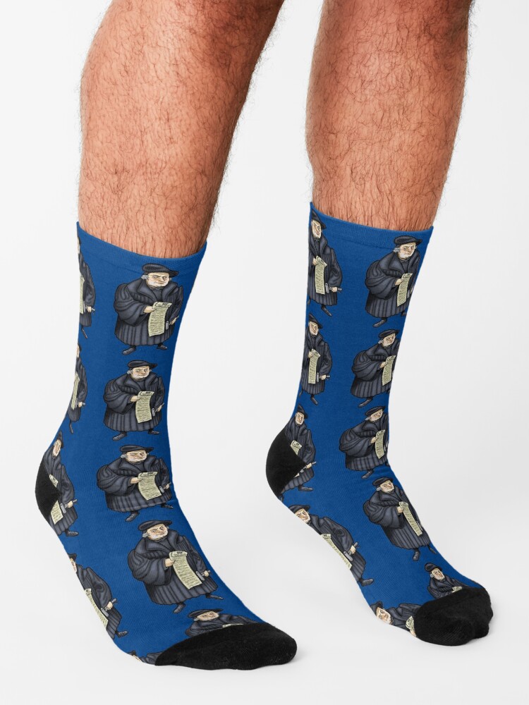 Alternate view of Martin Luther Socks