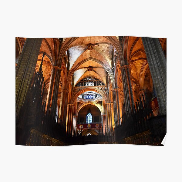 Cathedral of Saint Eulalia, Barcelona Poster