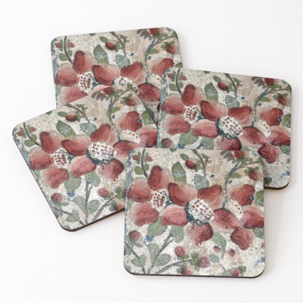 Item preview, Antique Persian Floral Fresco Wall Painting Miniature designed and sold by worldways.