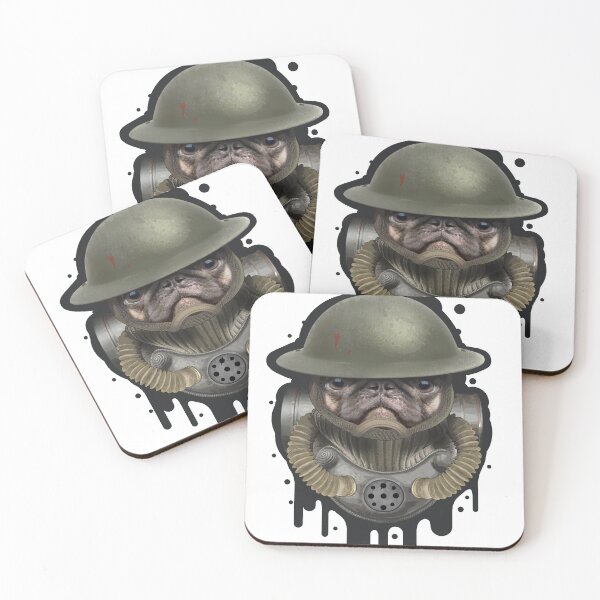 Item preview, military pug designed and sold by YMFargon.