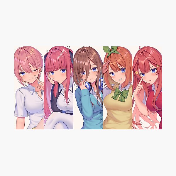 Quintessential Quintuplets 1 Photographic Print.