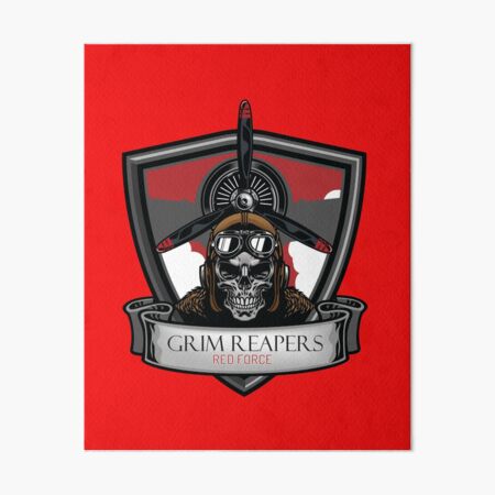 Grim Reapers Redfor! Art Board Print