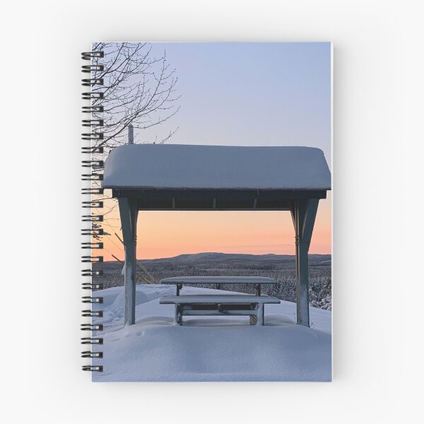 Item preview, Picnic Table Winter Sunset designed and sold by Judydcreates.
