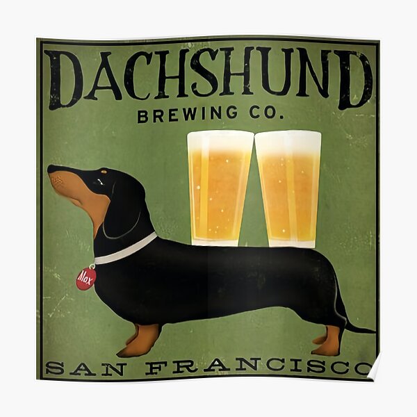 Dachshund Brewing Co. Poster