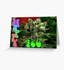 Happy 420 Greeting Card