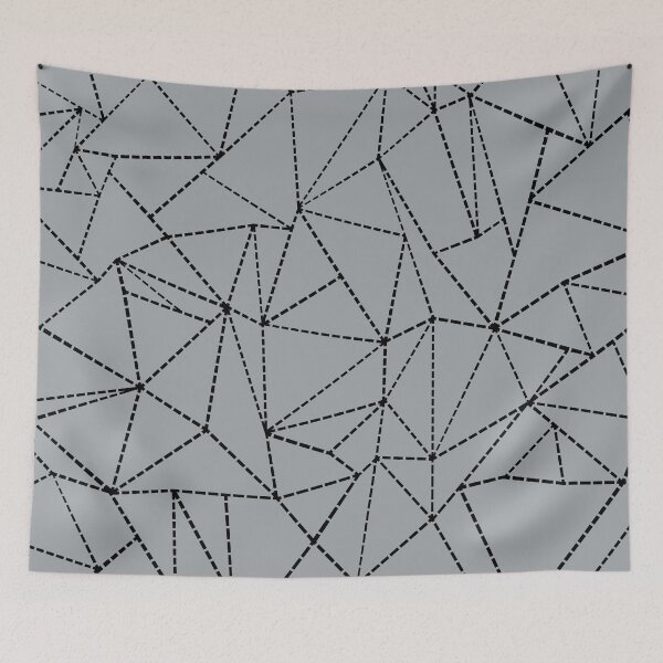 Aperçu de l'œuvre Ab Dotted Lines B on Grey créée et vendue par ProjectM.
