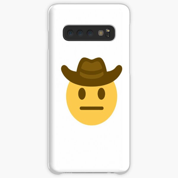 Weary Cowboy Emoji Case Skin For Samsung Galaxy By Emperoredward Redbubble