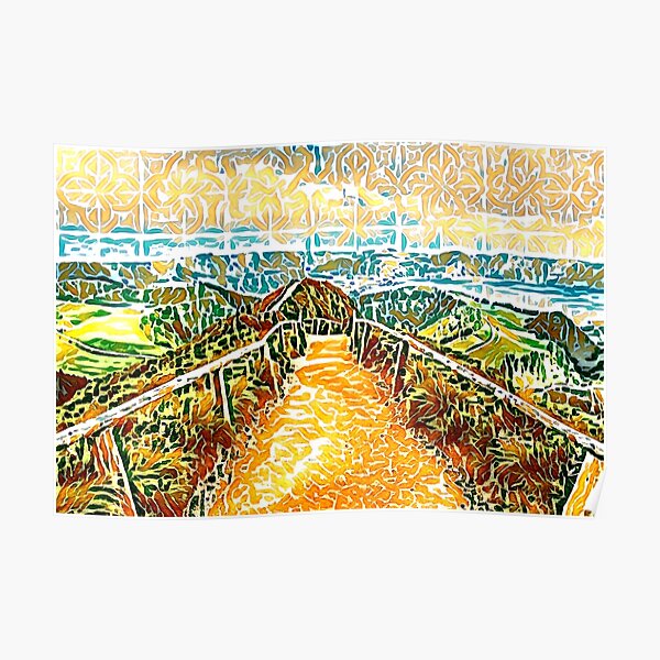 Haiku stairs, Oahu, Hawaii Poster