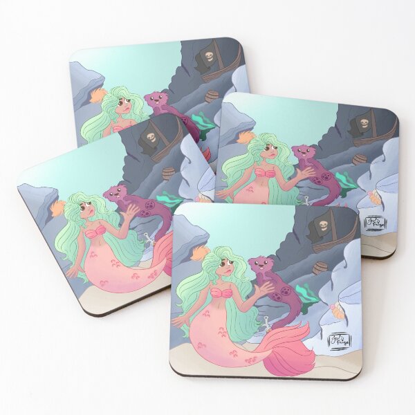 Item preview, Mermaid & Otter designed and sold by Jollyjoli.
