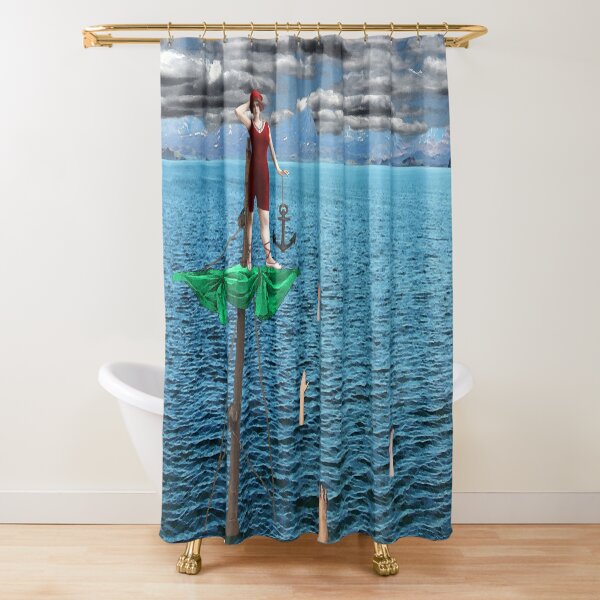 Wrecked Shower Curtain