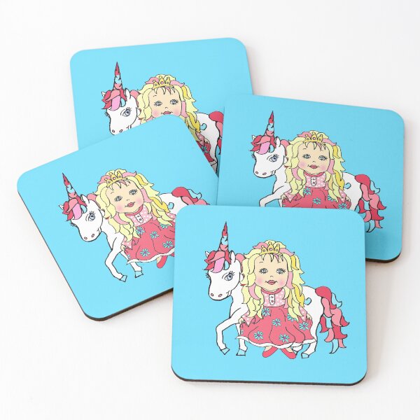 Item preview, Blonde Princess and Rainbow Uncorn designed and sold by wheresthekarma.