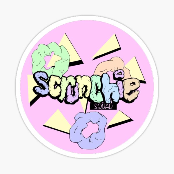 Scrunchie Squad Stickers Redbubble - angel dancegymcheer clothes roblox