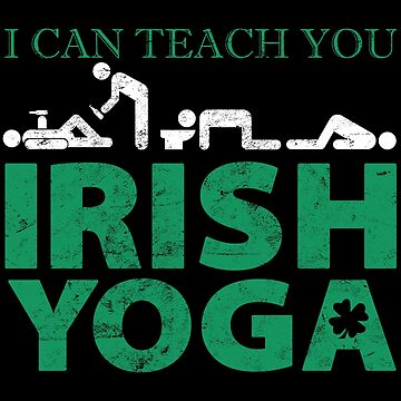 Irish Yoga Funny St Patricks Day Beer Drinking Gift Zip Pouch