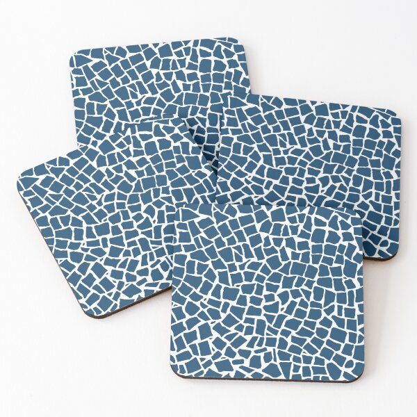 Item preview, British Mosaic Navy and White designed and sold by ProjectM.