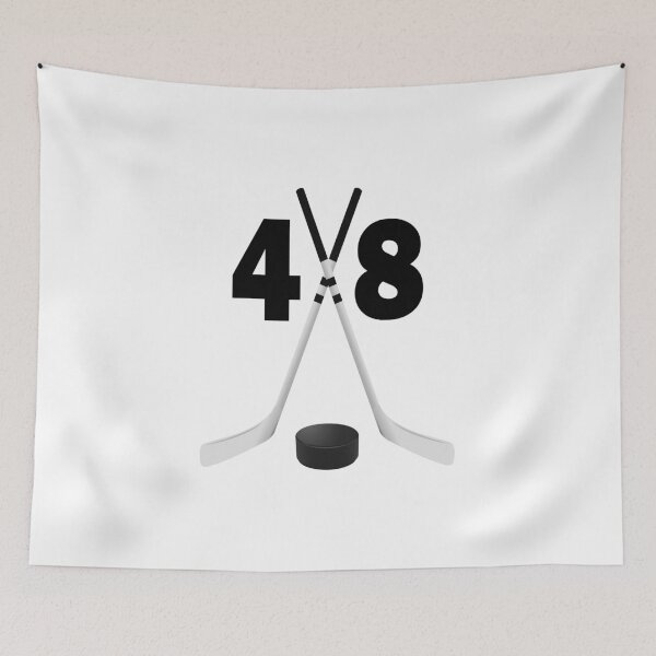 Item preview, Hockey number 48 - forty eight with sticks and disc designed and sold by AllShirts21.