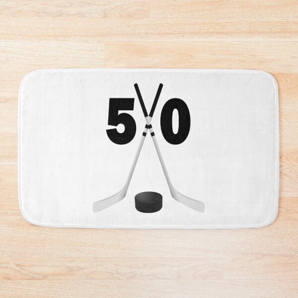 Item preview, Hockey number 50 - fifty with sticks and disc designed and sold by AllShirts21.