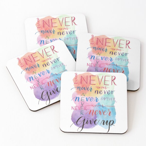 Item preview, Never Give Up designed and sold by agapedesign.