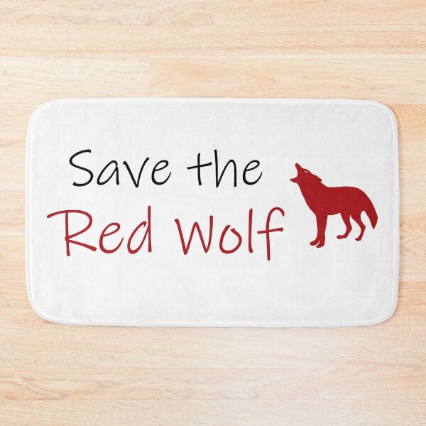 Item preview, Save the Red Wolf designed and sold by GeographerDude.
