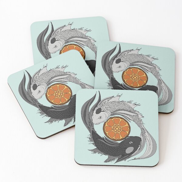 Item preview, White Lotus Yin Yang designed and sold by Kathryn Miller.