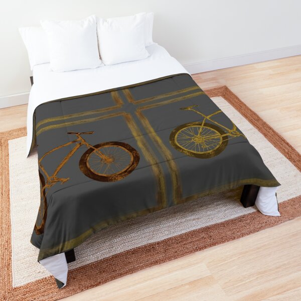 Earthy Reds Symmetrical Floral Comforter By Saltcitysage Redbubble