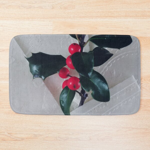 Item preview, wafer with holly designed and sold by AidaArt.