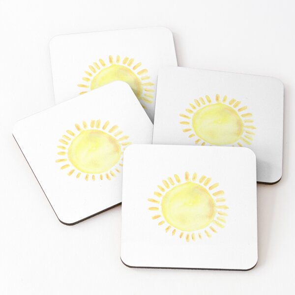 Item preview, yellow sun with rays designed and sold by k dono.