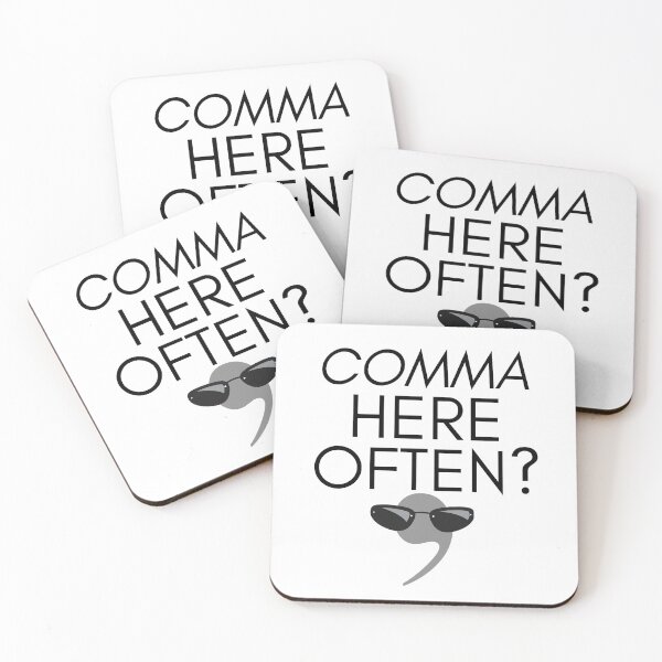 Item preview, Comma Here Often?  designed and sold by TheWriteShoppe.