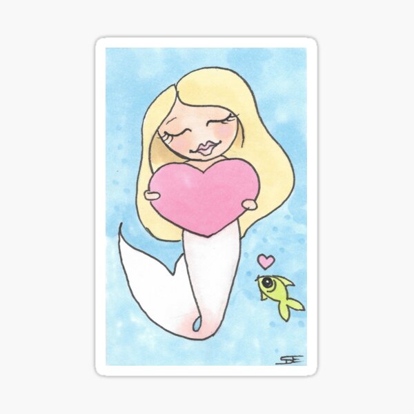 Love Mermaid Sticker