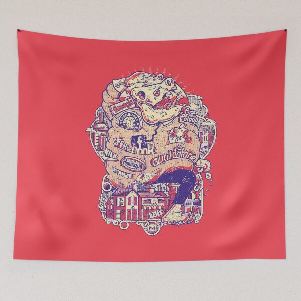 Item preview, The Ugly Skull Of Capitalism Red designed and sold by Jamesbarryillos.
