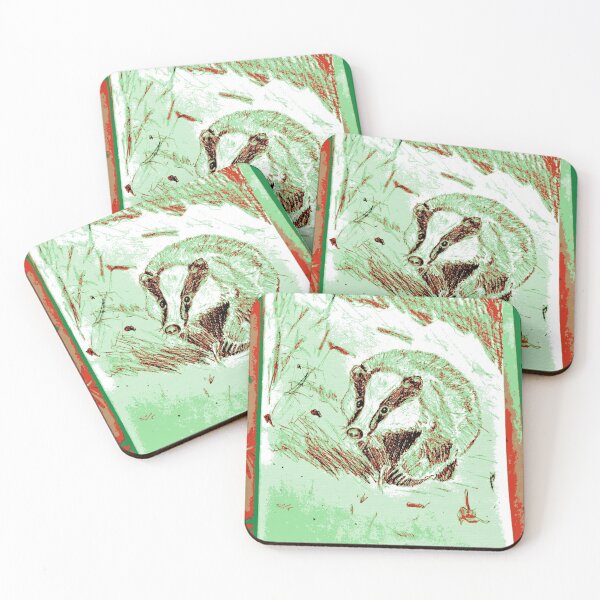 Item preview, Badger on the roam designed and sold by MoMoJaJa.