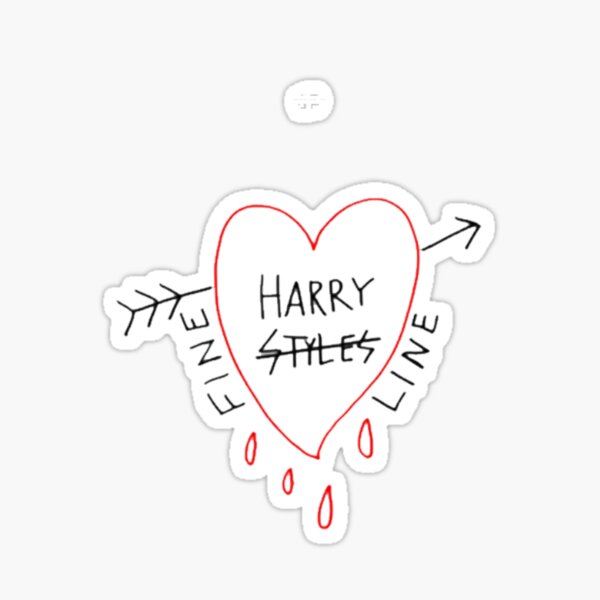 fine line Sticker