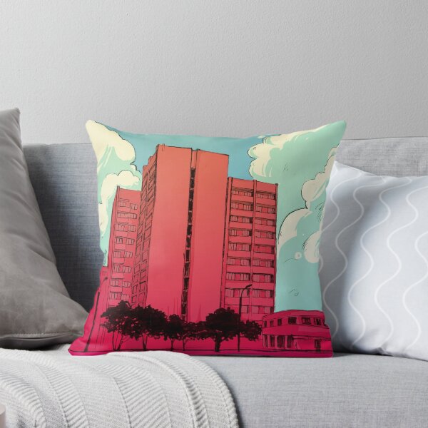 Bldng Throw Pillow