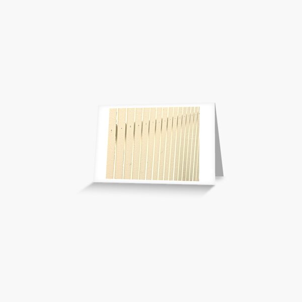 stripes with rain drops Greeting Card